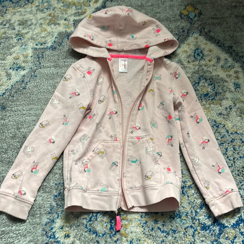 Girls zip up hoodie